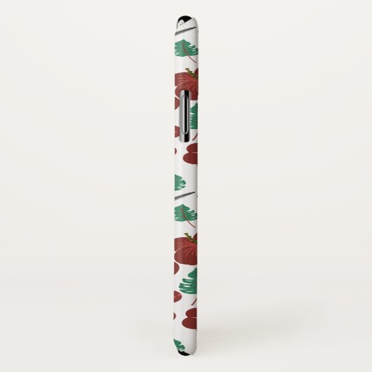 Floral seamless pattern birds and butterflies Case-Mate iPhoneケース (裏面/右)