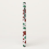 Floral seamless pattern birds and butterflies Case-Mate iPhoneケース (裏面/左)