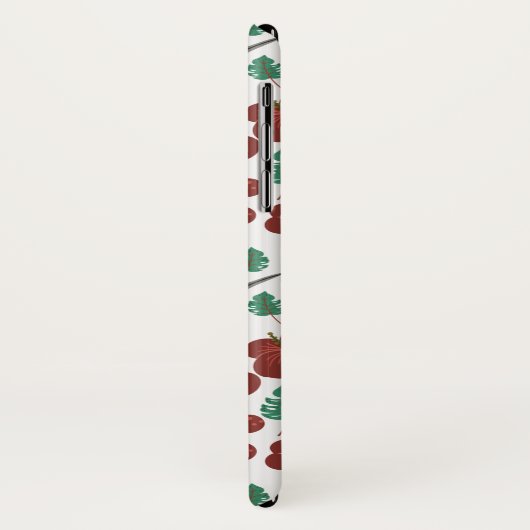 Floral seamless pattern birds and butterflies Case-Mate iPhoneケース (裏面/左)