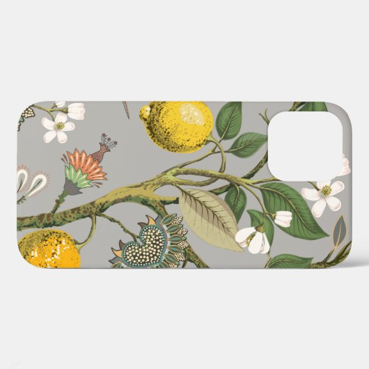 Floral seamless pattern. Botanical wallpaper. Plan Case-Mate iPhoneケース (裏面 (横))