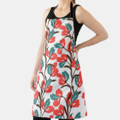 Floral seamless pattern. Cute floral background. P エプロン (インサイチュ)