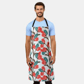 Floral seamless pattern. Cute floral background. P エプロン (着用した状態)