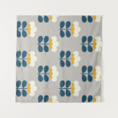 Floral seamless pattern design. Scandinavian style タペストリー (正面(横))