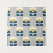 Floral seamless pattern design. Scandinavian style タペストリー (正面)