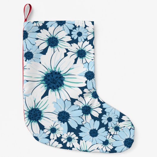 Floral seamless pattern /flower textilepattern, ab スモールクリスマスストッキング (正面)
