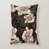 Floral seamless pattern. Garden flowers peonies an アクセントクッション (正面(垂直))