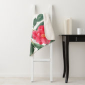 Floral seamless pattern, red camellia flowers with シェルパブランケット (インサイチュ)