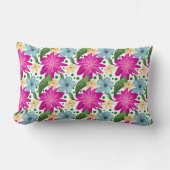 Floral Seamless Pattern | Watercolor Flower Repeat ランバークッション (正面)