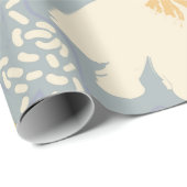 Floral seamless pattern with lines and abstract ha ラッピングペーパー (ロールコーナー)