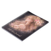 Floral Self Care Journal Notebook | ノートブック (左側)