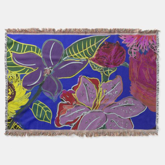 Floral Sessions  スローブランケット (正面)