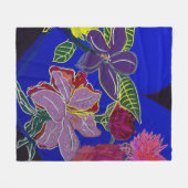 Floral Sessions  フリースブランケット (正面(横))