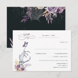 Floral Skeleton | ハロウィン ウェディング RSVP