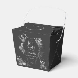 Floral Skull RIP Twenties 30th Birthday Party フェイバーボックス