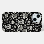 Floral Skulls Case-Mate iPhoneケース (裏面 (横))