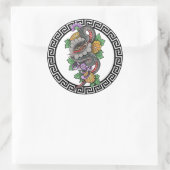 Floral snake ラウンドシール (バッグ)