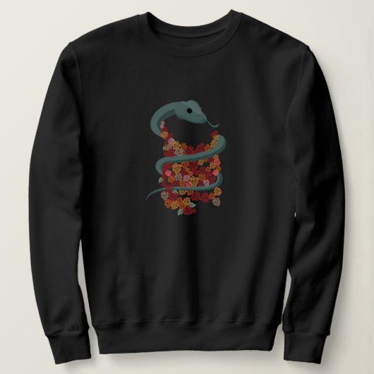 Floral Snake Wrap Sweatshirt スウェットシャツ (デザイン正面)