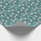Floral Snow Spring Wrapping Paper ラッピングペーパー (角)