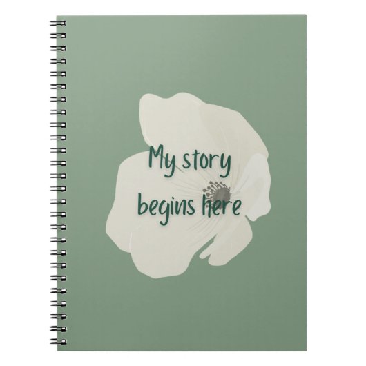  Floral Soul Notebook ノートブック (正面)