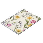 Floral Spiral Notebook | Vintage Botanical Flower ノートブック (左側)