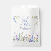 Floral Spring Baby in Bloom Baby Shower   フェイバーバッグ (正面)
