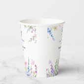 Floral Spring Baby in Bloom Baby Shower   紙コップ (左)