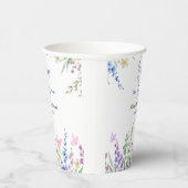 Floral Spring Baby in Bloom Baby Shower   紙コップ (右)