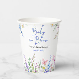 Floral Spring Baby in Bloom Baby Shower   紙コップ