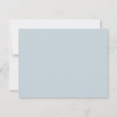 Floral Spring Garden Personalized Note Card 招待状 (裏面)