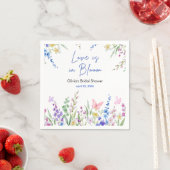 Floral Spring Love is in Bloom Bridal Shower  スタンダードカクテルナプキン (インサイチュ)