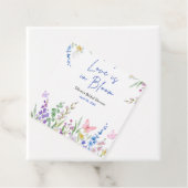 Floral Spring Love is in Bloom Bridal Shower  フェイバータグ (インサイチュ)