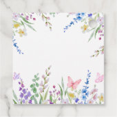 Floral Spring Love is in Bloom Bridal Shower  フェイバータグ (裏面)