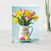 Floral Springtime Pitcher Card カード (正面)