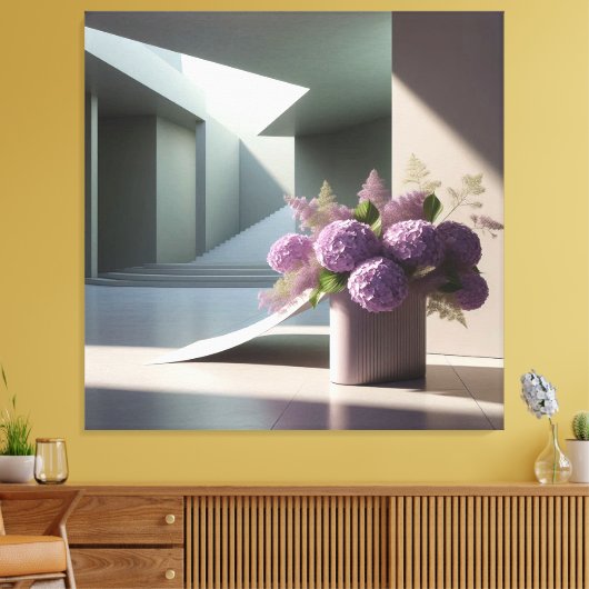 Floral Staircase Composition  キャンバスプリント (インサイチュ (リビング))