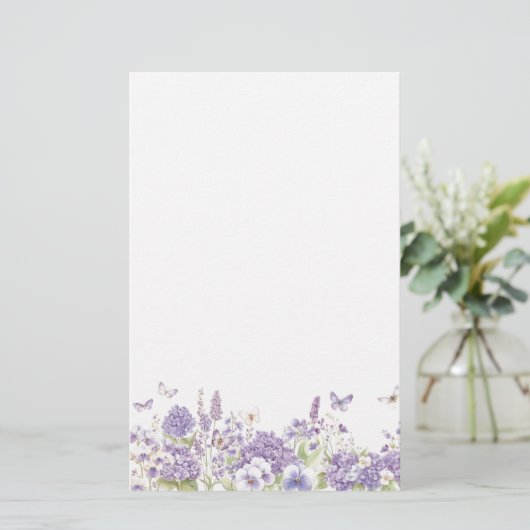 Floral Stationery Paper 便箋 (スタンド正面)