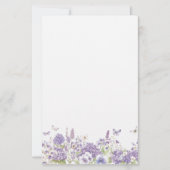 Floral Stationery Paper 便箋 (正面)