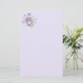 Floral Stationery Paper 便箋 (スタンド正面)