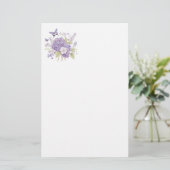 Floral Stationery Paper 便箋 (スタンド正面)