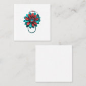 Floral Stethoscope Design – Unique Medical & Healt ノートカード (正面/裏面)