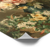 Floral Still Life Fine Art Poster Print ポスター (角)