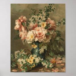 Floral Still Life Fine Art Poster Print ポスター