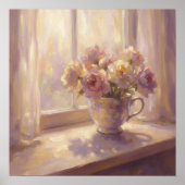Floral Still Life Wall Art Poster ポスター (正面)