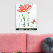 FLORAL STORY BOARD キャンバスプリント (インサイチュ (リビング))