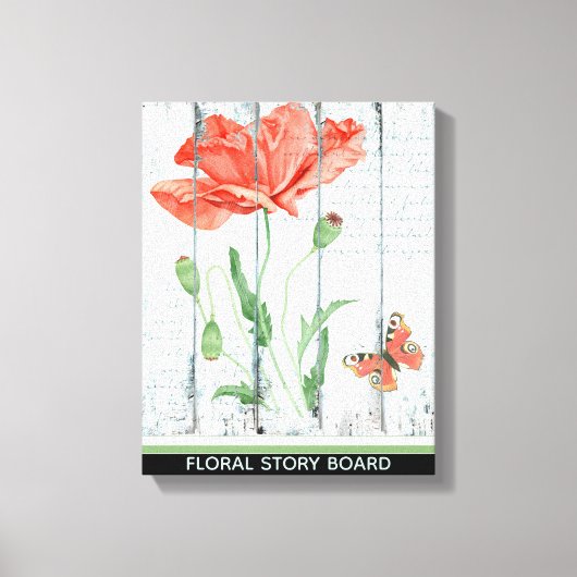 FLORAL STORY BOARD キャンバスプリント (正面)