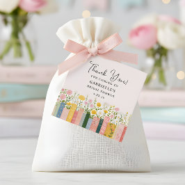 Floral Storybook Her Next Chapter Bridal Shower  フェイバータグ
