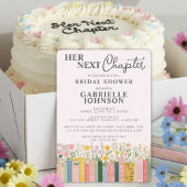 Floral Storybook Her Next Chapter Bridal Shower  招待状