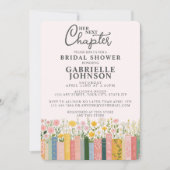 Floral Storybook Her Next Chapter Bridal Shower  招待状 (正面)