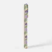 Floral Striped Personalized Phone Case iPhoneケース (右側面)