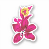 Floral Style, ArtyClick Crimson, Light Gold シール (正面)