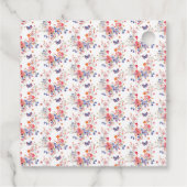 Floral Summer Butterfly Birthday フェイバータグ (裏面)